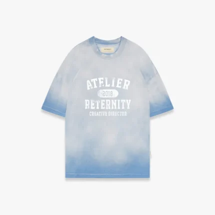 1004251070 ATELIEREMBLEMT SHIRT HEAVYBLEACHEDBLUE