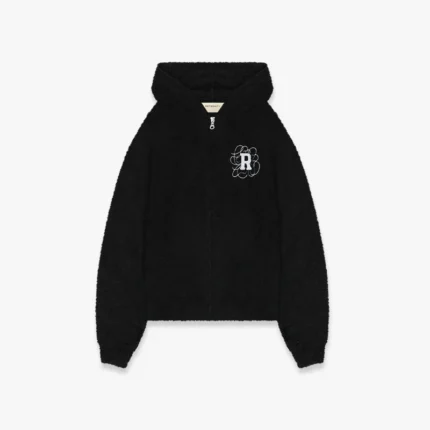 10172332 Jacket ZIP Furry Knit black