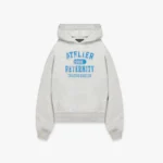 ATELIER EMBLEM HOODIE MELANGE GREY