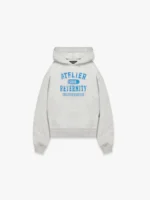 ATELIER EMBLEM HOODIE MELANGE GREY