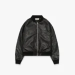 BOMBER JACKET BRUSHED LEATHER