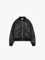 BOMBER JACKET BRUSHED LEATHER