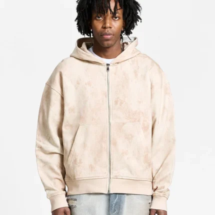 DÉLIRIA ZIP HOODIE SAND f