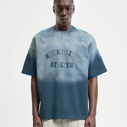ÉVÉNIE T SHIRT FADED DARKBLUE d