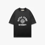 NOTRE DAME MESH T SHIRT BLACK