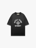 NOTRE DAME MESH T SHIRT BLACK