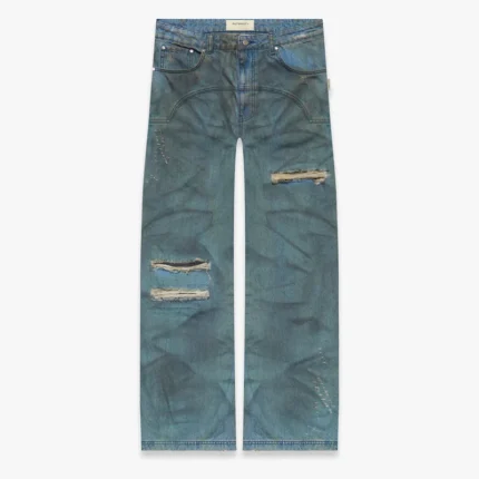 PAINTED ARTISAN DENIM WASHED BLUE