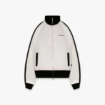 STUDIO KNIT TRACK JACKET CREAM