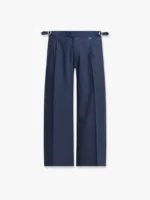 TAILORED BAGGY PANTS PINSTRIPE BLUE