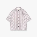WATERCOLOR SHORT SLEEVE SHIRT BROWN