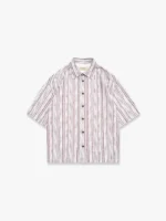 WATERCOLOR SHORT SLEEVE SHIRT BROWN