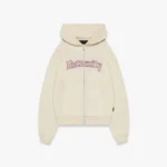 WATERCOLOR ZIP HOODIE CREAM
